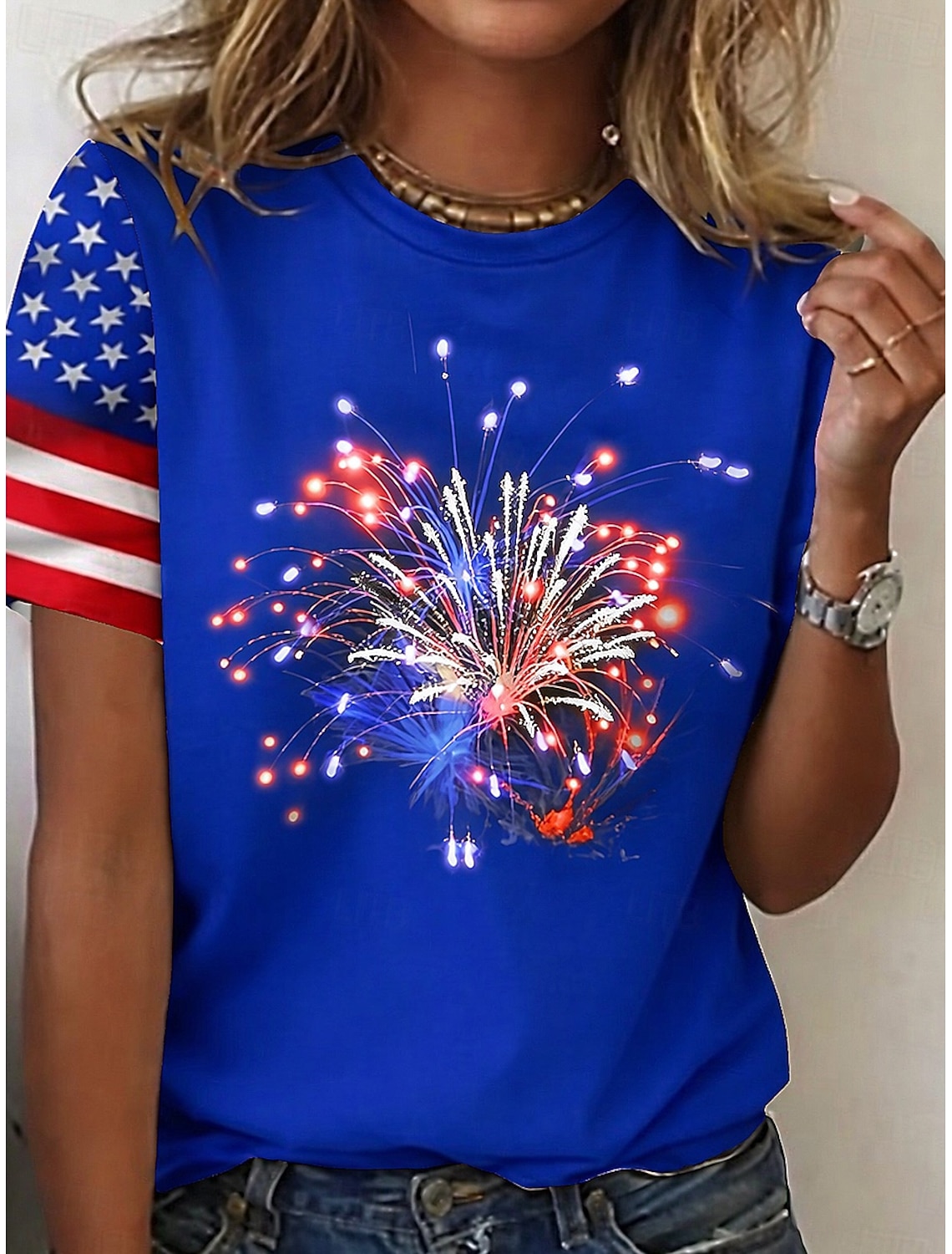 World Soccer Match 2026 Women's T Shirt Print Graphic Soccer Team Stylish Casual Short Sleeve V Neck Regular Tops Daily Blue White Yellow Royal Blue Green Summer Spring