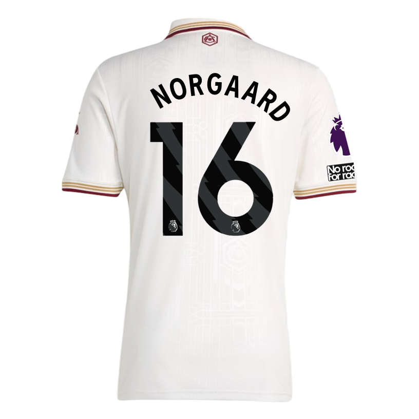 Arsenal Norgaard Men 2025-2026 UCL Third Jersey – Authentic Shirt