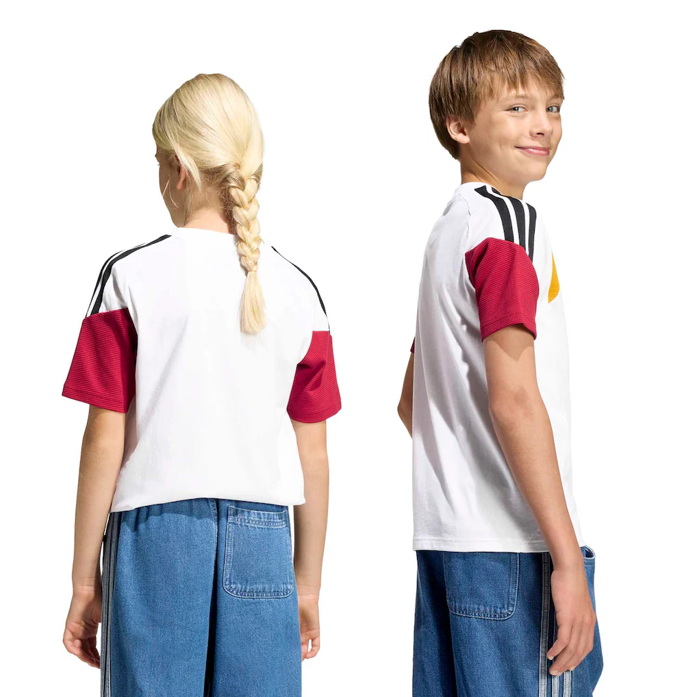 Kids Football Jersey 2026-2027 Germany Training Tee (White)