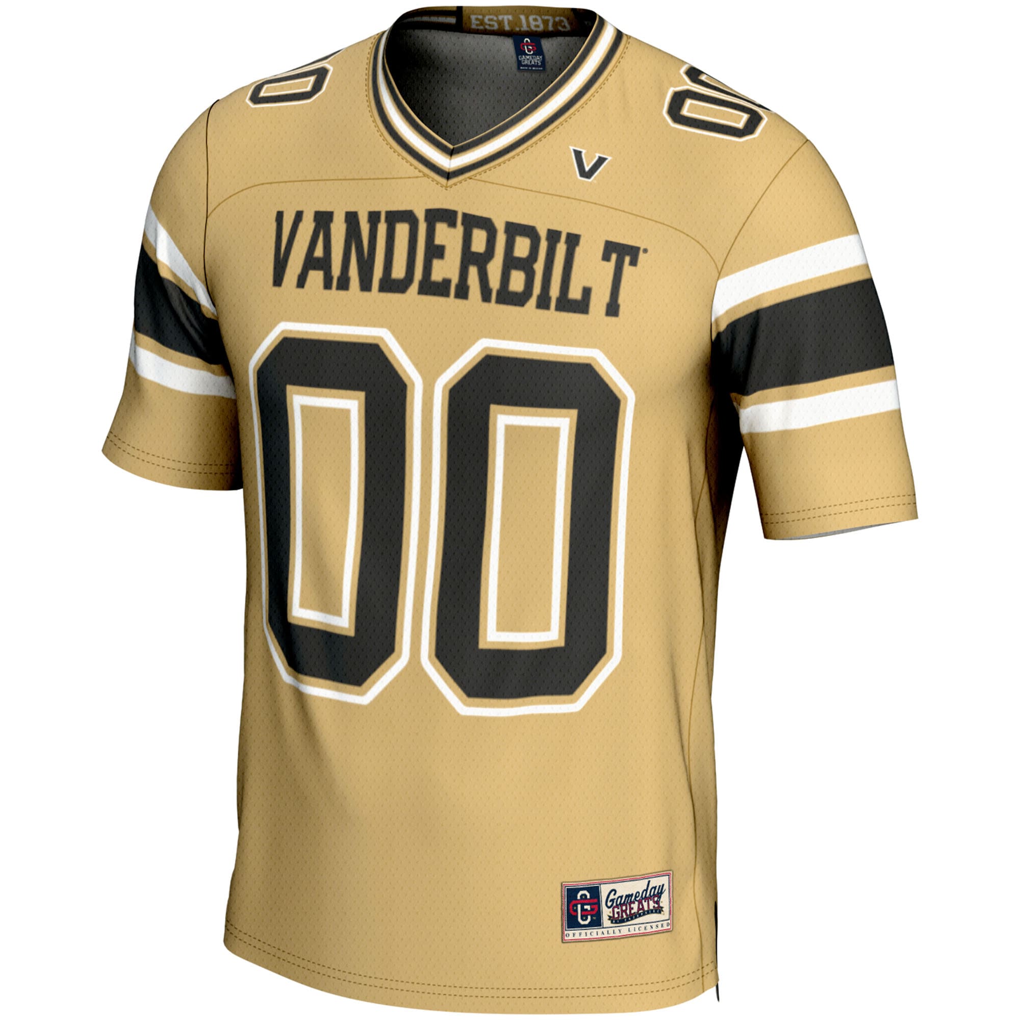 [NJP] Vanderbilt Commodores GameDay Greats NIL Pick-A-Player Football Jersey - Gold