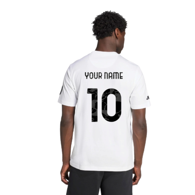 2025-2026 Bianconeri Us Tee (white) (your Name) - Official Design