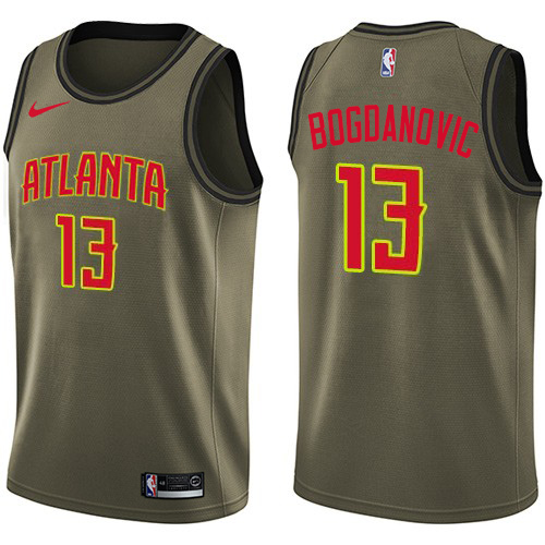 Hawks Bogdan Bogdanovic #13 Authentic 2024 Icon NBA Swingman Jersey