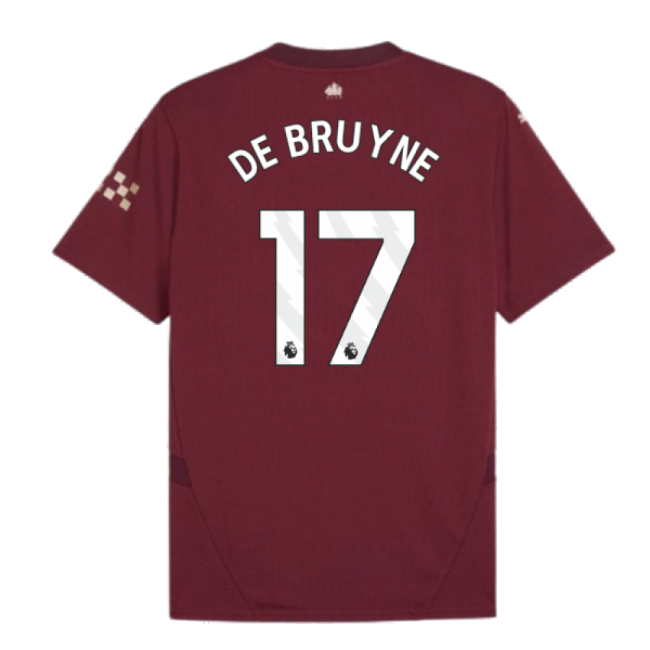 Adult 2024-2025 Man City Third Shirt (De Bruyne 17)