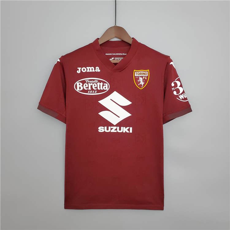 Match Quality Torino 21-22 Home Brown Soccer Jersey Football Shirt