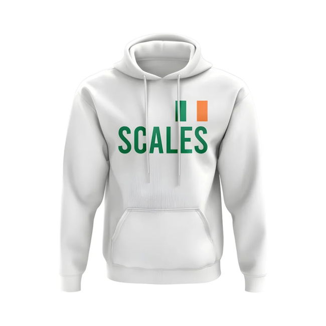 Liam Scales Ireland Name Hoody (White) Oranje Premium Netherlands