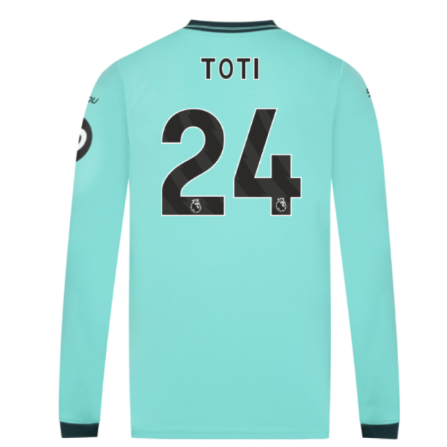 2025-2026 Wolves Long Sleeve Away Kit (Toti 24)