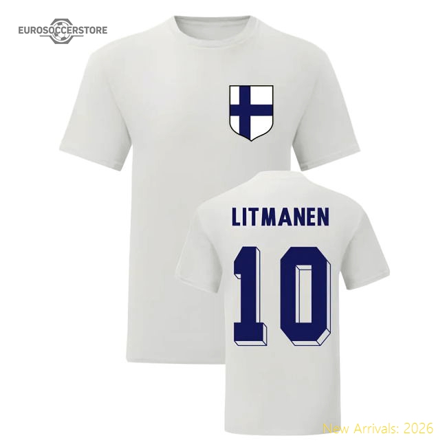 Jari Litmanen Finland National Hero Tee (White)
