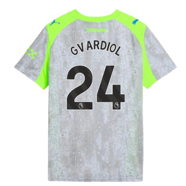 2025-2026 Man City Shirt (Kids) (Gvardiol 24) (Kids) | Comfortable