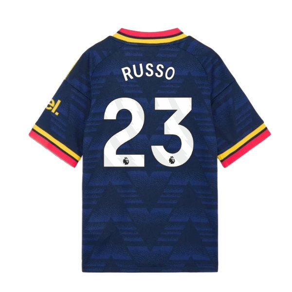 [DDJ] 2026 2027 Arsenal Shirt Away Apparel (Kids) (Russo 23)