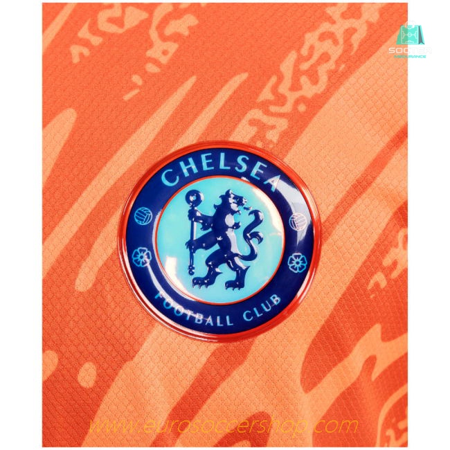 2024-2025 Chelsea Home Goalkeeper Shirt (Orange)