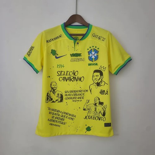 Special Edition 2022 Brazil Durable Camiseta World Cup World Cup -