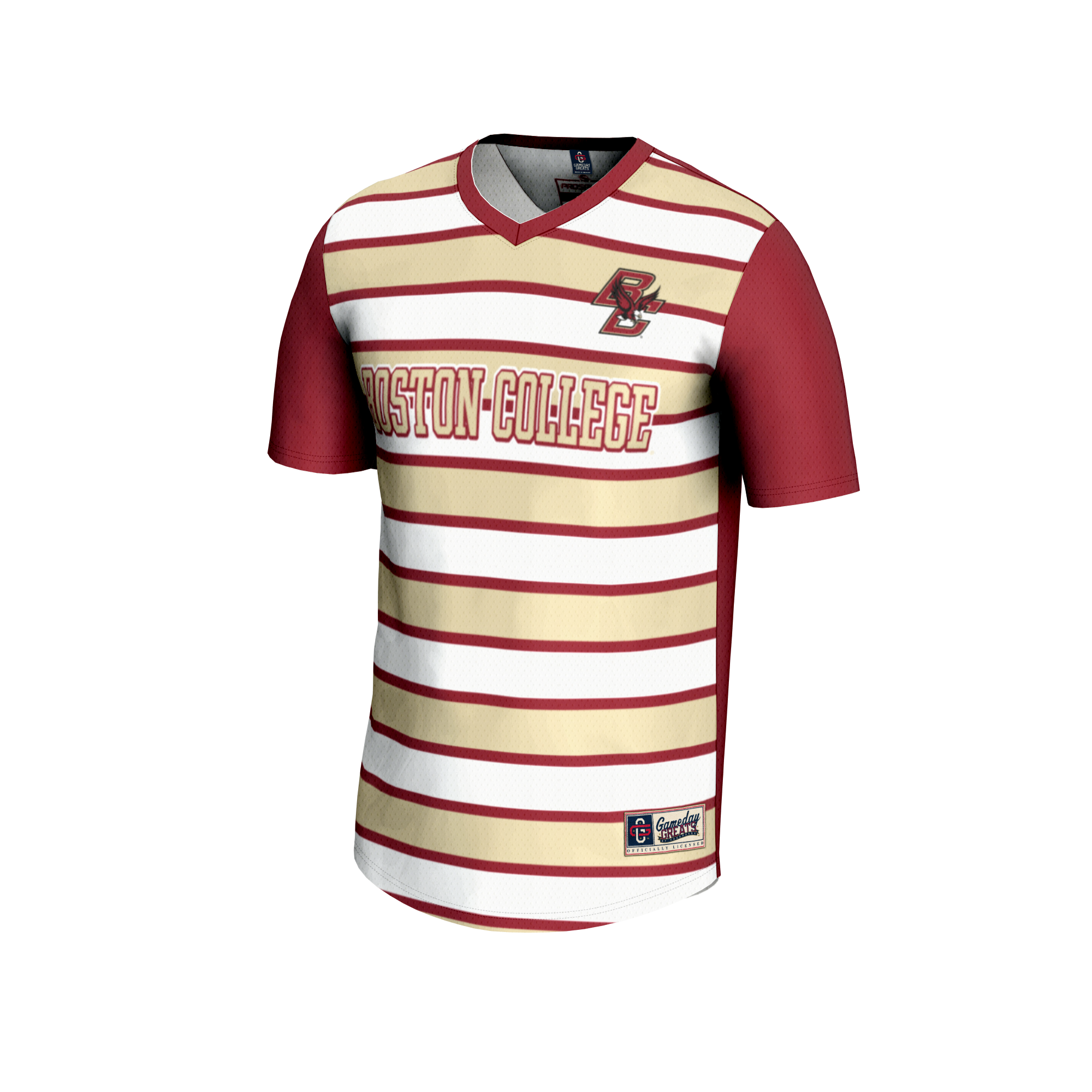[SJH] Boston College Eagles GameDay Greats Youth Lightweight Soccer Fashion Jersey - Maroon