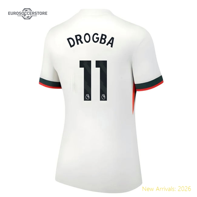 2025-2026 Chelsea Womens Elegant Jersey Drogba Climacool