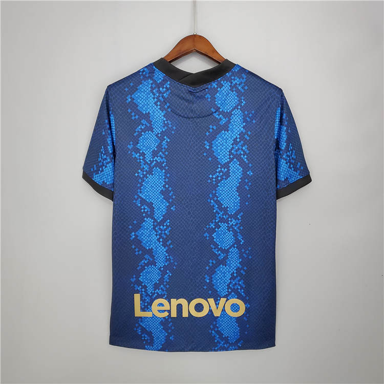 Comfort Fit Inter Milan 21-22 Home Blue Soccer Jersey Football Shirt