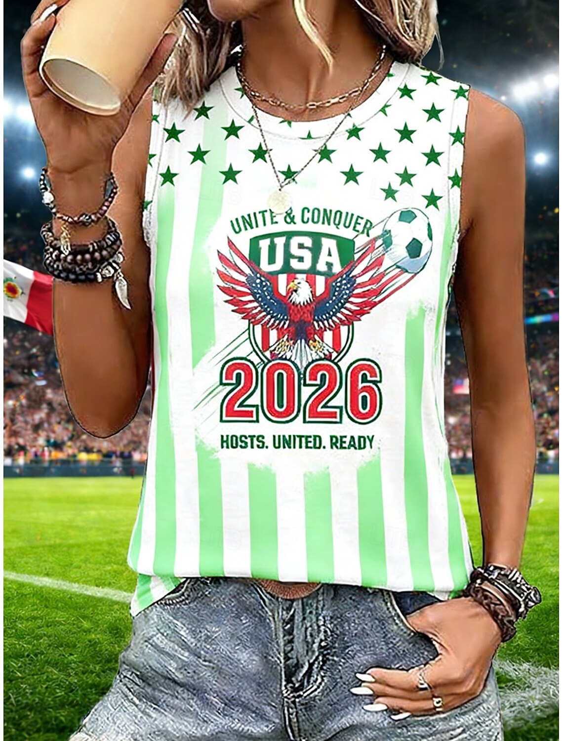American Independence Day Women's Mini Dress Sundress T Shirt Dress Tee Dress A Line Dress Casual Daily Regular Fit Flag Short Sleeve Crew Neck V Neck Blue Navy White Summer