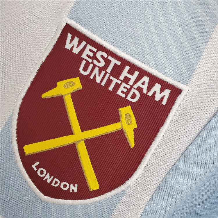 Professional Grade West Ham United 21-22 Away White Soccer Jersey