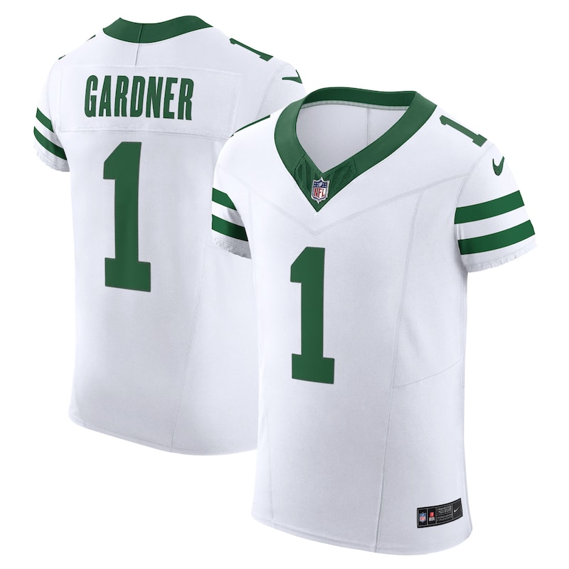 None Ahmad Sauce Gardner NY Jets Vintage Genuine Jersey Football Appar
