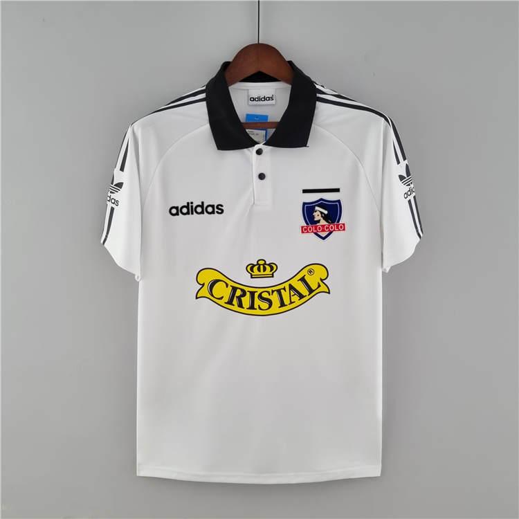 Colo-Colo Retro Soccer Jersey 9293 Home Football Shirt - Official