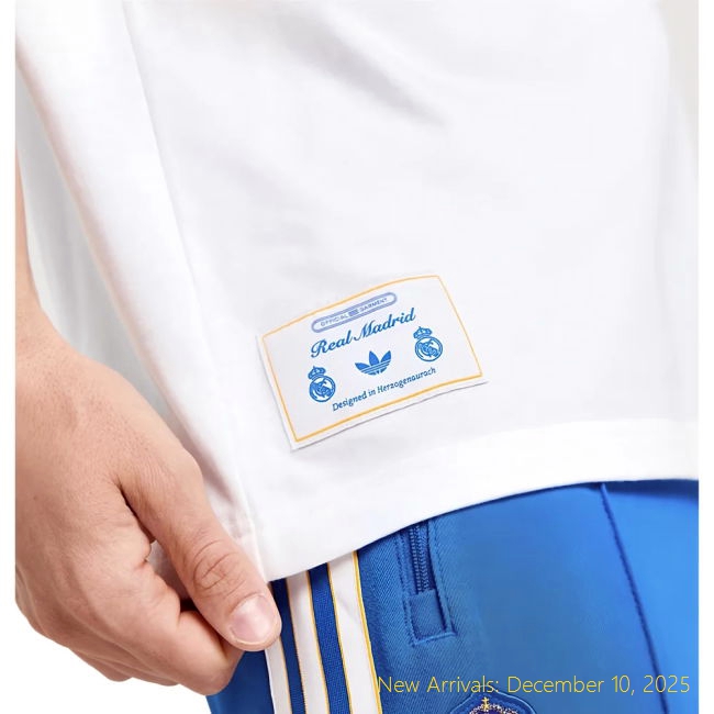 2025-2026 Real Madrid Home Shirt - Performance Soccer - White Color