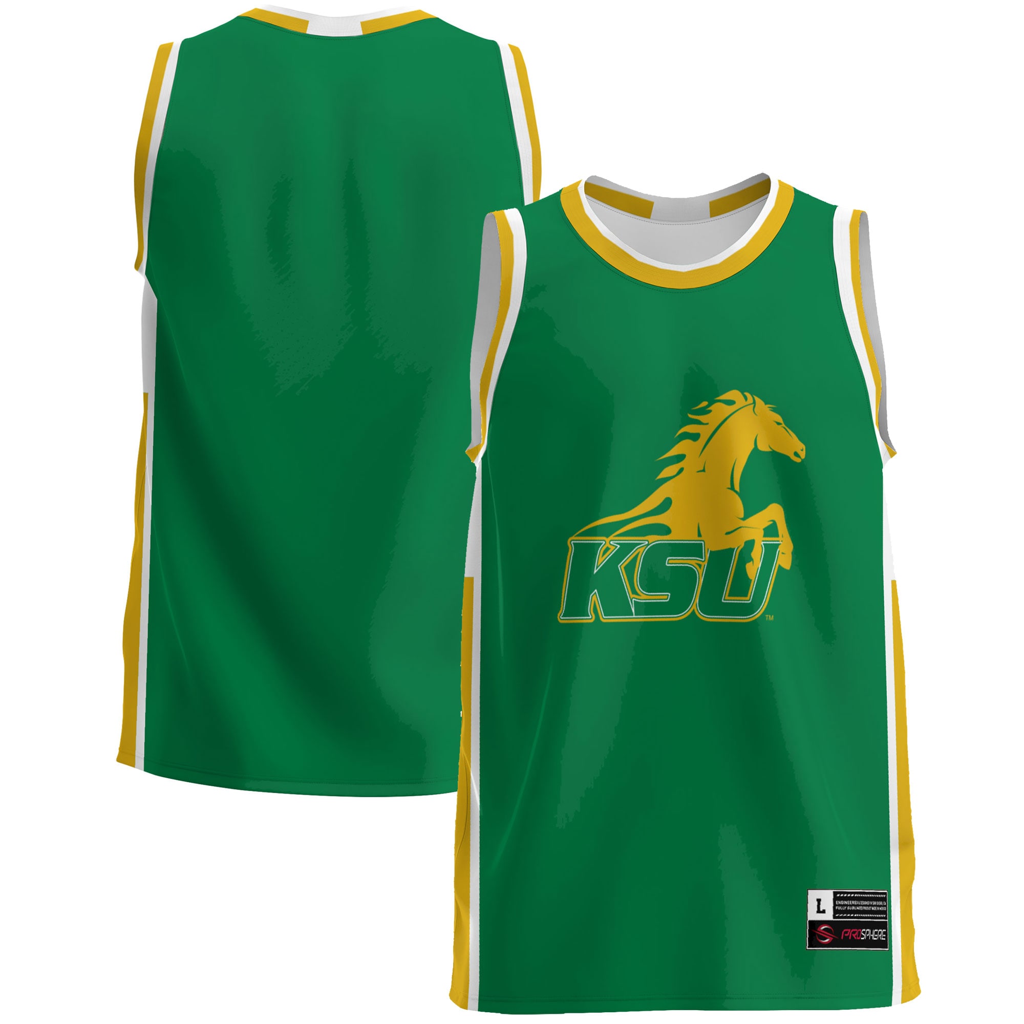 [NJP] Youth Kentucky State Thorobreds GameDay Greats Lightweight Basketball Jersey - Green