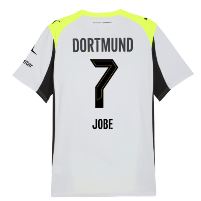 2025-2026 Borussia Dortmund Away Soccer Jersey (Jobe 7)