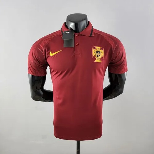 Premium 2022 Portugal Jersey Red With Vintage Design - European