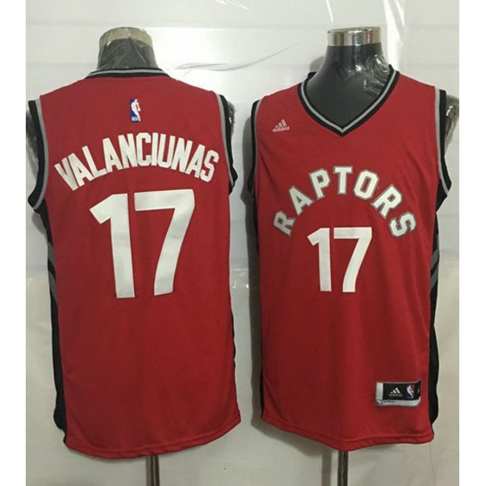 Fan Favorite Official Men's Raptors #17 Jonas Red Basketball Jersey