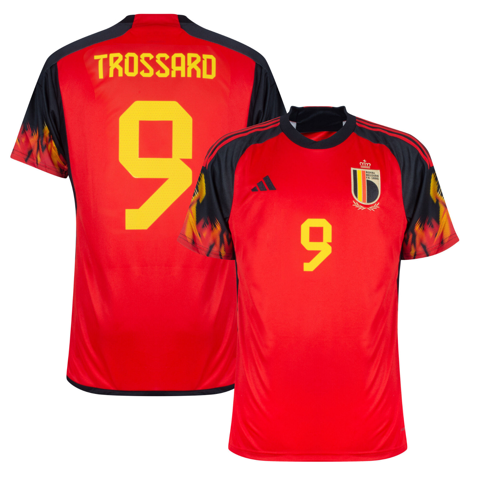 BELGIUM HOME JERSEY WORLD CUP 2022 TROSSARD