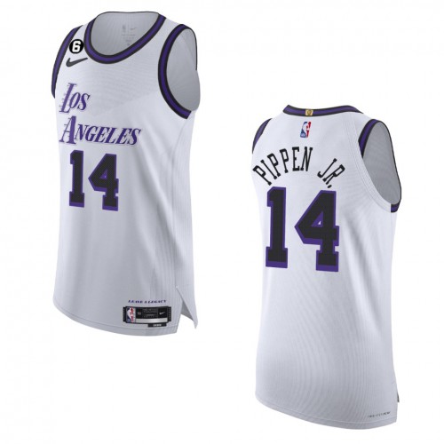 Lakers White Angeles Lakers #14 Nike Jersey - NBA Fan Apparel