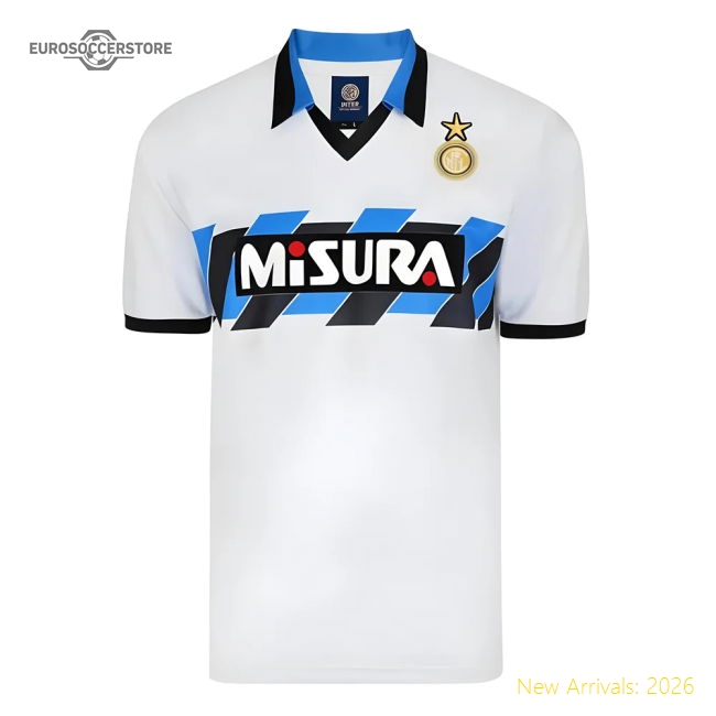 Elite Score Draw Internazionale 1990 Away Retro Football Shirt