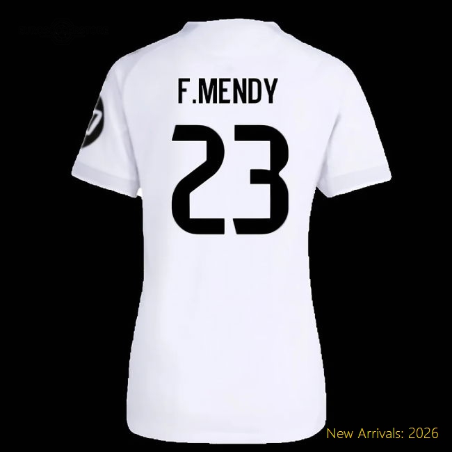 Real Madrid 2024-25 Home Fan Version For Women (F.Mendy Game Day Jersey