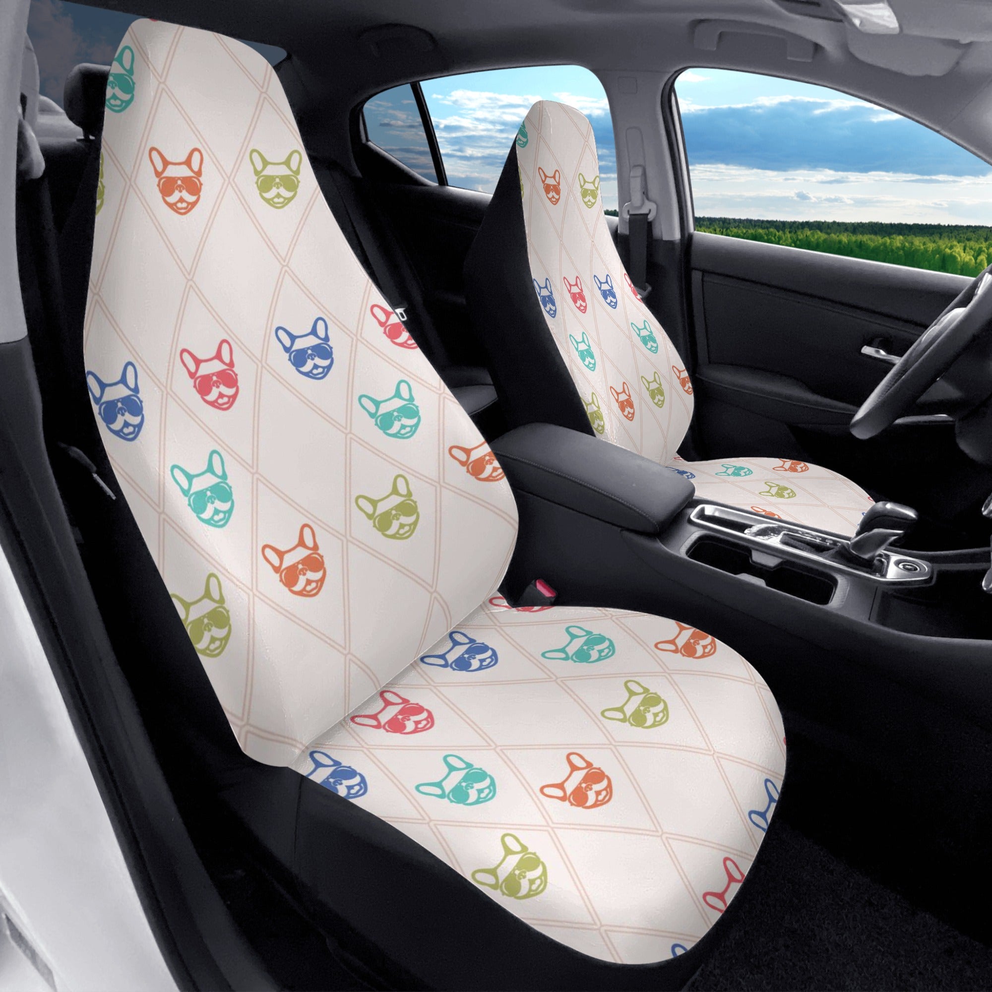 Trendy Premium Danton - Car Seat Covers (2 Pcs) for Home Use