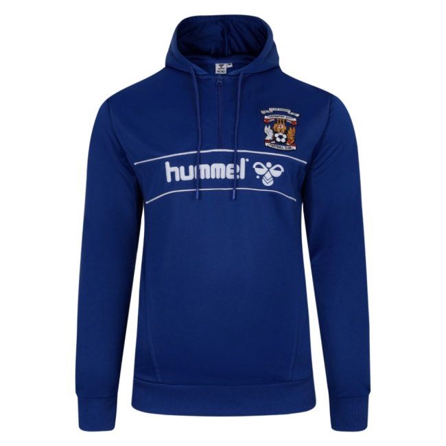 [JED] Coventry City Retro Half Zip Hoodie (Blue)