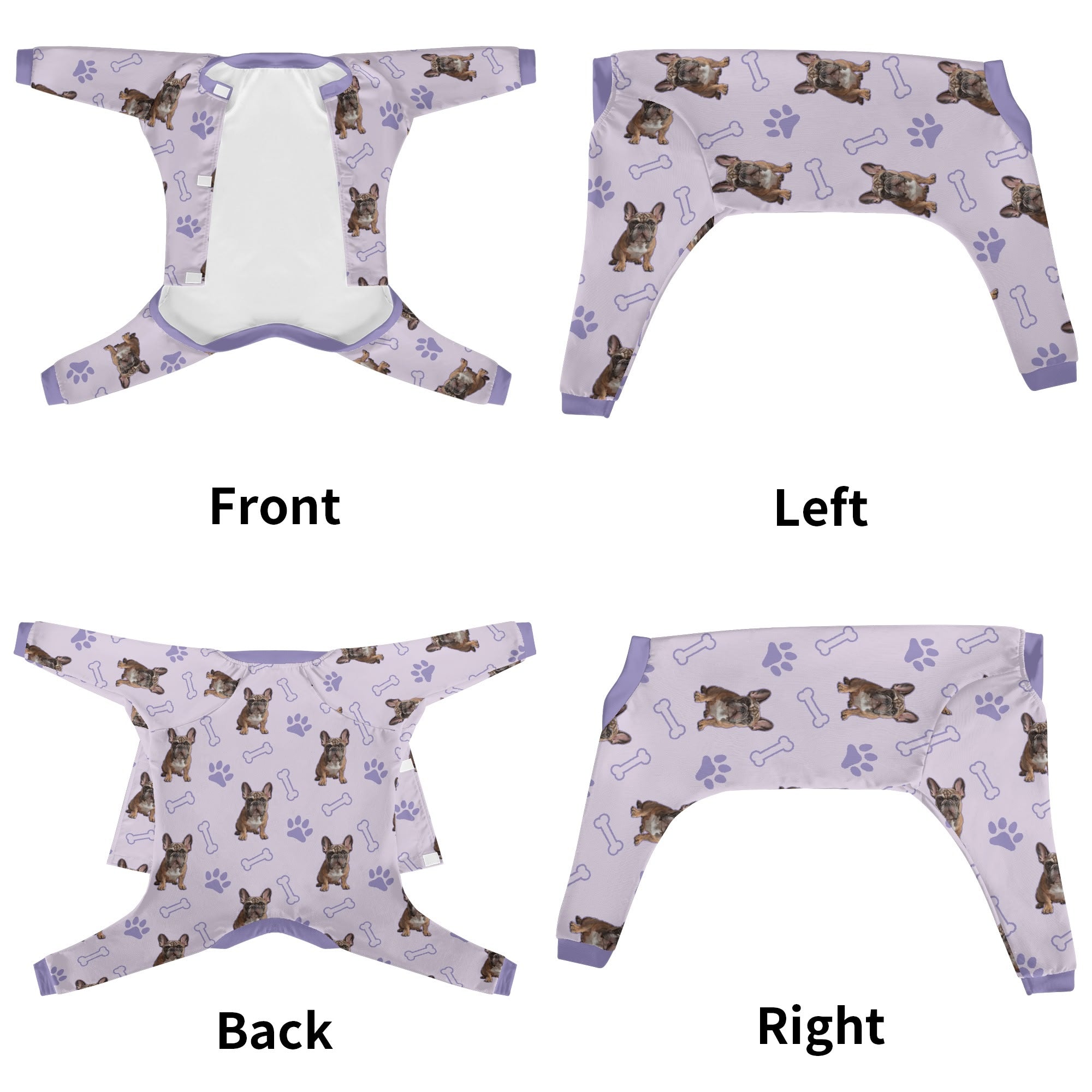French Bulldog Willow Personalized French Bulldog Pajamas With Your