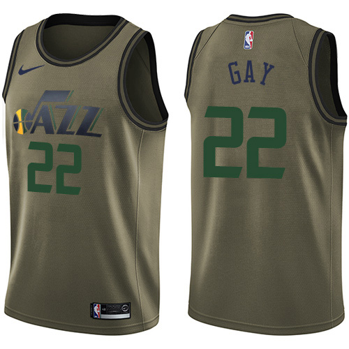 Superior UTA Rudy Gay #22 2024 Icon Swingman NBA Jersey Green -