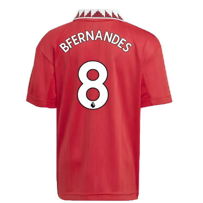 Man Utd 2022-20 Home Football Kit B FERNANDES 8 M S