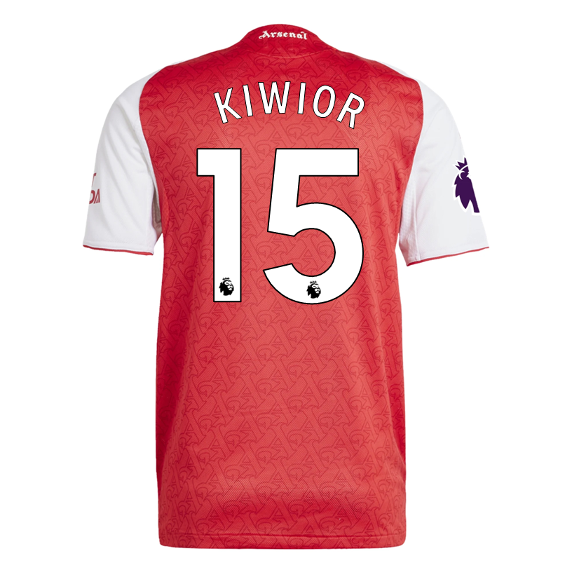 Arsenal Jakub Kiwior 2025-2026 UCL Home Jersey – Authentic Shirt