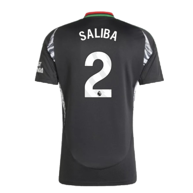 2024-2025 Arsenal Away Vintage Quick-Dry Soccer Jersey Saliba 2 A#898