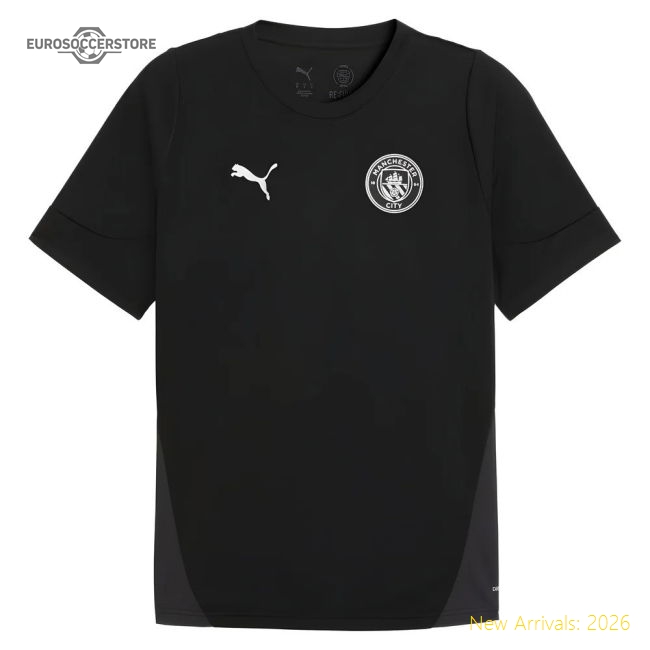 Authentic Premium Superior 2025-2026 Man City Training Kit Black