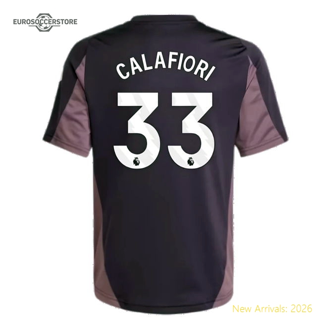 Safe Kids Arsenal Calafiori Jersey 2024-2025 Moisture-wicking