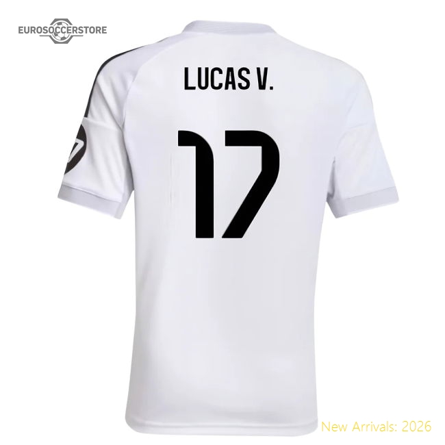 Authentic 2025-2026 Real Madrid Home Shirt (Kids) (Lucas V. 17)