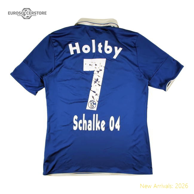 Performance Schalke 2010-12 Home Shirt (M) Holtby #7 (Very Good)