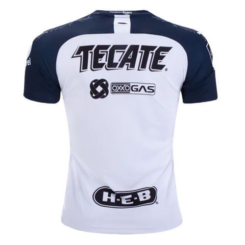 Lightweight Monterrey Away 2019-20 White Soccer Jersey Shirt