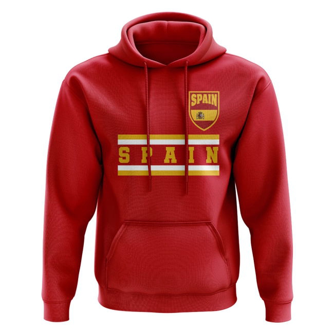 Spain Main Team High Performance Hoody Player Jersey