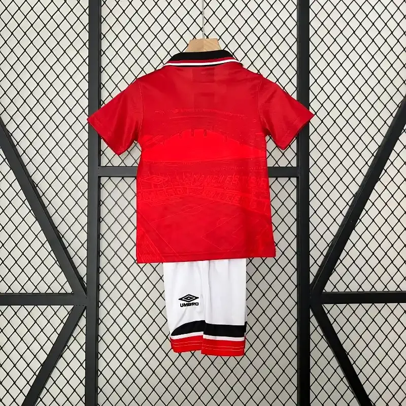 Cheap 1994-1996 Kids Manchester United Jersey retro kit