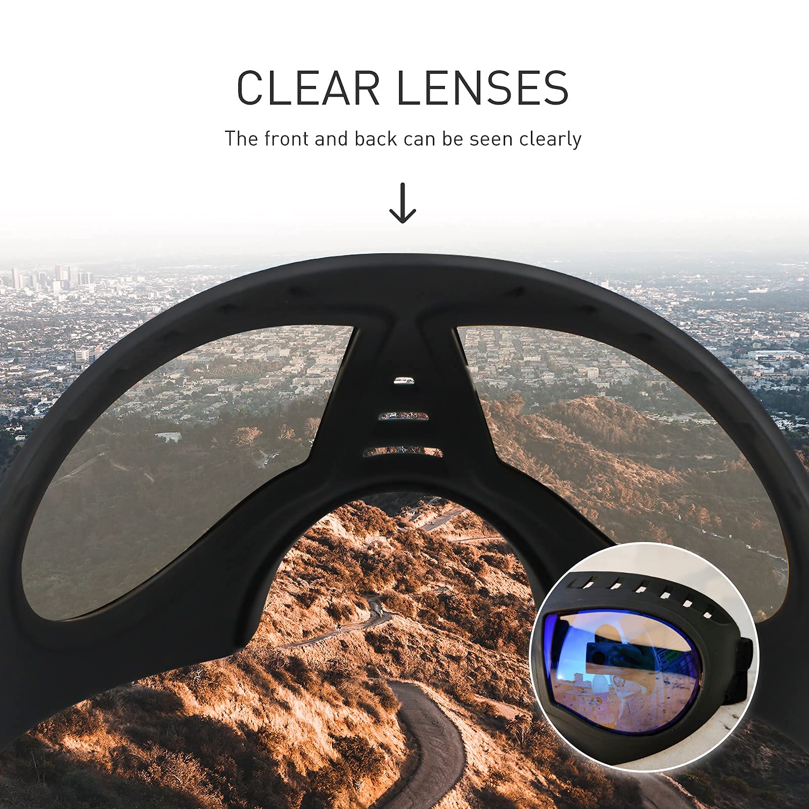 Pet-Lover French Bulldog Anti-uv Windproof Sunglasses for Home Use