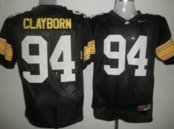 Men's None Adrian Clayborn #94 college football Black 2024 authentic