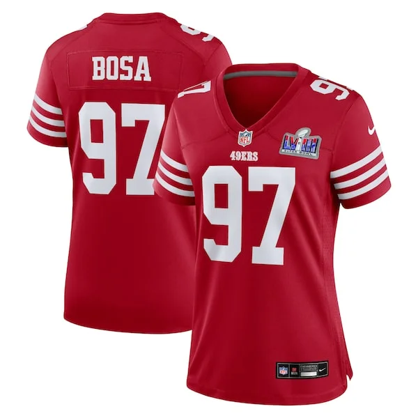 San Francisco 49ers Game NFL Jersey - Scarlet | Top-Grade Football ...