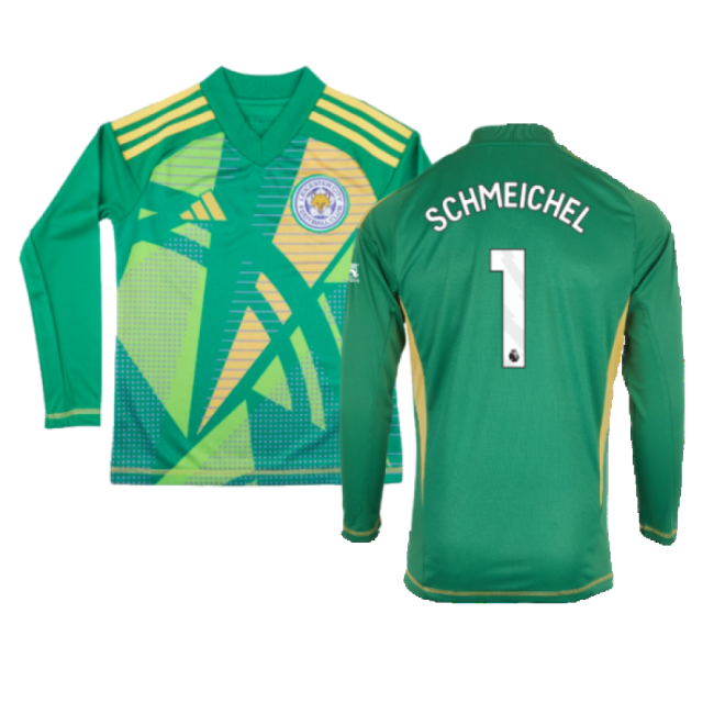 2024-2025 Leicester City Home Goalkeeper Shirt Green - Childrens