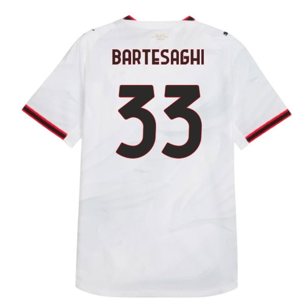 [WSG] 2026 2027 AC Milan Shirt Away Authentic Kit (Bartesaghi 33)